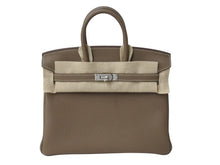 Load image into Gallery viewer, 新品未使用 HERMES エルメス ハンドバッグ K刻印 バーキン25 エトゥープ マットシルバー金具トゴ 中古 4b004159