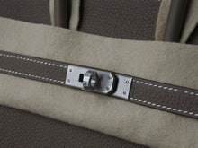 Load image into Gallery viewer, 新品未使用 HERMES エルメス ハンドバッグ K刻印 バーキン25 エトゥープ マットシルバー金具トゴ 中古 4b004159