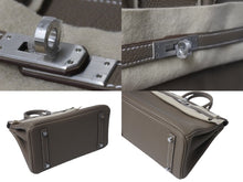 Load image into Gallery viewer, 新品未使用 HERMES エルメス ハンドバッグ K刻印 バーキン25 エトゥープ マットシルバー金具トゴ 中古 4b004159