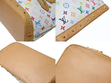 Load image into Gallery viewer, LOUIS VUITTON ルイヴィトン モノグラムマルチ アルマ ハンドバッグ M92647 村上隆 ホワイト ゴールド金具 美品 中古 4b004160