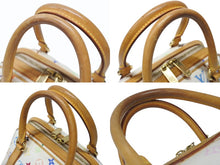 Load image into Gallery viewer, LOUIS VUITTON ルイヴィトン プリシラ ハンドバッグ M40096 モノグラム マルチカラー ホワイト 村上隆 美品 中古 4b004162