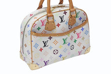 画像をギャラリービューアに読み込む, LOUIS VUITTON ルイヴィトン ハンドバッグ トゥルーヴィル モノグラム ホワイト マルチカラー M92663 ゴールド金具 中古 4b004163