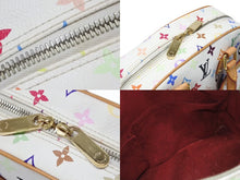 画像をギャラリービューアに読み込む, LOUIS VUITTON ルイヴィトン ハンドバッグ トゥルーヴィル モノグラム ホワイト マルチカラー M92663 ゴールド金具 中古 4b004163