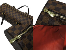 Load image into Gallery viewer, 極美品 LOUIS VUITTON ルイヴィトン ハンドバッグ パピヨン30 ダミエキャンバス N51303 ブラウン ゴールド金具 中古 4b004178