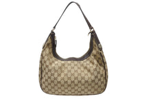 画像をギャラリービューアに読み込む, GUCCI グッチ ショルダーバッグ チャーミー GGキャンバス レザー 153010 ゴールド金具 中古 4b004181