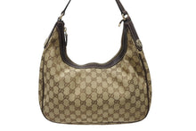 画像をギャラリービューアに読み込む, GUCCI グッチ ショルダーバッグ チャーミー GGキャンバス レザー 153010 ゴールド金具 中古 4b004181