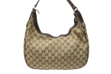 画像をギャラリービューアに読み込む, GUCCI グッチ ショルダーバッグ チャーミー GGキャンバス レザー 153010 ゴールド金具 中古 4b004181