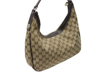 画像をギャラリービューアに読み込む, GUCCI グッチ ショルダーバッグ チャーミー GGキャンバス レザー 153010 ゴールド金具 中古 4b004181