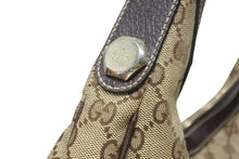 画像をギャラリービューアに読み込む, GUCCI グッチ ショルダーバッグ チャーミー GGキャンバス レザー 153010 ゴールド金具 中古 4b004181