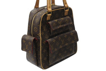 Load image into Gallery viewer, LOUIS VUITTON ルイヴィトン モノグラム エクサントリシテ ハンドバッグ M51161 ブラウン PVC ヌメ革 ゴールド金具 美品 中古 4b004190