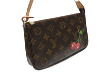 画像をギャラリービューアに読み込む, 極美品 LOUIS VUITTON ルイヴィトン モノグラム チェリー ポシェットアクセソワール アクセサリーポーチ 村上隆 M95008 中古 4b004193