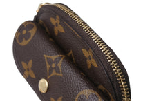 Load image into Gallery viewer, 極美品 LOUIS VUITTON ルイヴィトン ポルトモネシリング コインケース 小銭入れ M60025 PVC ブラウン ゴールド金具 中古 4b004194