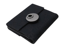 画像をギャラリービューアに読み込む, 極美品 GUCCI グッチ 二つ折り財布 Wホック財布 エクリプス イタリア製 GGキャンバス ブラック シルバー金具 中古 4b004195