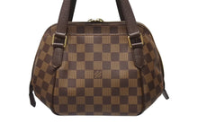 Load image into Gallery viewer, LOUIS VUITTON ルイヴィトン ベレムPM ハンドバッグ N51173 ダミエライン ダミエキャンバス ブラウン ゴールド金具 美品 中古 4b004202