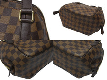 Load image into Gallery viewer, LOUIS VUITTON ルイヴィトン ベレムPM ハンドバッグ N51173 ダミエライン ダミエキャンバス ブラウン ゴールド金具 美品 中古 4b004202