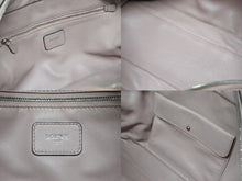 画像をギャラリービューアに読み込む, LOEWE ロエベ AMAZONA 36 アマソナ 36 ハンドバッグ レザー ダスティピンク エンボスロゴ シルバー金具 美品 中古 4b004203