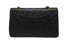 画像をギャラリービューアに読み込む, CHANEL シャネル マトラッセ25 Wフラップ Wチェーンショルダーバッグ 3番台 ココマーク ラムスキン ブラック 美品 中古 4b004206