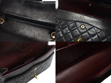 画像をギャラリービューアに読み込む, CHANEL シャネル マトラッセ25 Wフラップ Wチェーンショルダーバッグ 3番台 ココマーク ラムスキン ブラック 美品 中古 4b004206