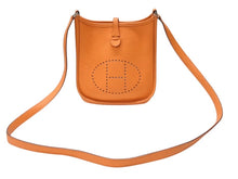画像をギャラリービューアに読み込む, HERMES エルメス エブリンTPM トリヨンクレマンス オレンジ ショルダーバッグ □G 美品 中古 4b004208