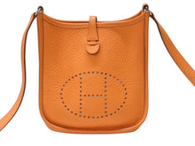 画像をギャラリービューアに読み込む, HERMES エルメス エブリンTPM トリヨンクレマンス オレンジ ショルダーバッグ □G 美品 中古 4b004208