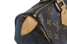 Load image into Gallery viewer, 極美品 新型 LOUIS VUITTON ルイヴィトン ハンドバッグ スピーディ25 モノグラム M41109 ゴールド金具 中古 4b004209