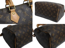 Load image into Gallery viewer, 極美品 新型 LOUIS VUITTON ルイヴィトン ハンドバッグ スピーディ25 モノグラム M41109 ゴールド金具 中古 4b004209