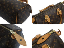 Load image into Gallery viewer, 極美品 新型 LOUIS VUITTON ルイヴィトン ハンドバッグ スピーディ25 モノグラム M41109 ゴールド金具 中古 4b004209