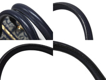 Load image into Gallery viewer, Christian Dior クリスチャンディオール トロッター ハンドバッグ PZ1001 スピーディ25型 ガリアーノ期 ネイビー 美品 中古 4b004213