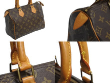 Load image into Gallery viewer, LOUIS VUITTON ルイヴィトン スピーディ25 ハンドバッグ M41109 モノグラム PVC レザー ゴールド金具 ブラウン 美品 中古 4b004218