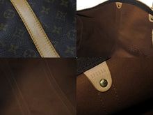 画像をギャラリービューアに読み込む, LOUIS VUITTON ルイヴィトン キーポル55 ボストンバッグ M41424 モノグラム PVC レザー ブラウン 美品 中古 4b004219