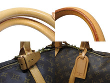 画像をギャラリービューアに読み込む, LOUIS VUITTON ルイヴィトン キーポル55 ボストンバッグ M41424 モノグラム PVC レザー ブラウン 美品 中古 4b004219