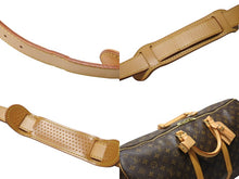 画像をギャラリービューアに読み込む, LOUIS VUITTON ルイヴィトン キーポル55 ボストンバッグ M41424 モノグラム PVC レザー ブラウン 美品 中古 4b004219