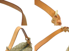 画像をギャラリービューアに読み込む, LOUIS VUITTON ルイヴィトン バギーPM ショルダーバッグ M95213 モノグラムデニム カーキ ゴールド 美品 中古 4b004221
