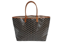 画像をギャラリービューアに読み込む, 新品未使用 GOYARD ゴヤール サンルイPM バッグ トートバッグ STLOUIPMLTY01CL01P ブラウン PVC レザー 中古 4b004234