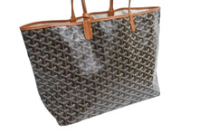 画像をギャラリービューアに読み込む, 新品未使用 GOYARD ゴヤール サンルイPM バッグ トートバッグ STLOUIPMLTY01CL01P ブラウン PVC レザー 中古 4b004234