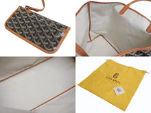 画像をギャラリービューアに読み込む, 新品未使用 GOYARD ゴヤール サンルイPM バッグ トートバッグ STLOUIPMLTY01CL01P ブラウン PVC レザー 中古 4b004234