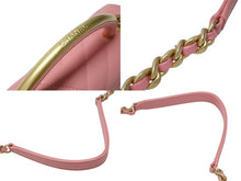 Load image into Gallery viewer, CHANEL シャネル Vステッチ 2WAYバッグ ショルダーバッグ ハンドバッグ 29番台 ピンク ゴールド金具 美品 中古 4b004240