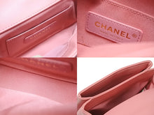 Load image into Gallery viewer, CHANEL シャネル Vステッチ 2WAYバッグ ショルダーバッグ ハンドバッグ 29番台 ピンク ゴールド金具 美品 中古 4b004240