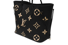 Load image into Gallery viewer, 極美品 LOUIS VUITTON ルイヴィトン トートバッグ M58907 モノグラムアンプラント ネヴァーフル MM ブラック 中古 4b004243