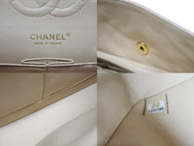 Load image into Gallery viewer, 極美品 CHANEL シャネル マトラッセ25 Wフラップ Wチェーンショルダーバッグ 13番台 キャビアスキン A1112 ベージュ ゴールド金具 中古 4b004244
