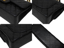 Load image into Gallery viewer, 極美品 CHANEL シャネル マトラッセ23 Wフラップ Wチェーン ショルダーバッグ 6番台 キャビアスキン ココマーク ブラック ゴールド金具 中古 4b004245