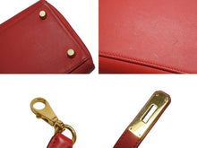 Load image into Gallery viewer, HERMES エルメス KELLY ケリー 32 内縫い 2WAY バッグ ヴォーガリバー ルージュヴィフ ゴールド金具 □D刻印 2000年製 美品 中古 4b004248