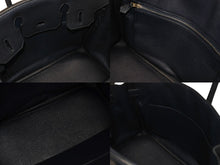 Load image into Gallery viewer, HERMES エルメス バーキン30 ハンドバッグ トゴ ネイビー シルバー金具 T刻印 美品 中古 4b004250