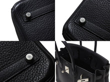 Load image into Gallery viewer, HERMES エルメス バーキン30 ハンドバッグ トゴ ネイビー シルバー金具 T刻印 美品 中古 4b004250