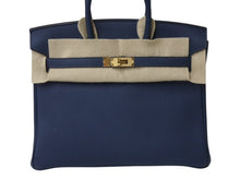 画像をギャラリービューアに読み込む, 新品未使用 HERMES エルメス ハンドバッグ B刻印 バーキン25 ブルードプリュス ゴールド金具トゴ 中古 4b004251