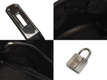 画像をギャラリービューアに読み込む, 極美品 HERMES エルメス BIRKIN バーキン35 ブラック ゴールド金具 トリヨンクレマンス ハンドバッグ □N刻印 中古 4b000219