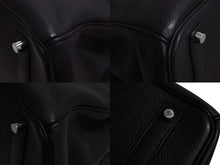 画像をギャラリービューアに読み込む, 極美品 HERMES エルメス BIRKIN バーキン35 ブラック ゴールド金具 トリヨンクレマンス ハンドバッグ □N刻印 中古 4b000219