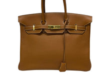 Load image into Gallery viewer, HERMES エルメス BIRKIN バーキン 35 ハンドバッグ トゴ ゴールド ゴールド金具 ☐H刻印 (2004年製) 美品 中古 4b004255