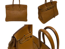 Load image into Gallery viewer, HERMES エルメス BIRKIN バーキン 35 ハンドバッグ トゴ ゴールド ゴールド金具 ☐H刻印 (2004年製) 美品 中古 4b004255