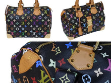 Load image into Gallery viewer, 極美品 LOUIS VUITTON ルイヴィトン スピーディ30 村上隆 ハンドバッグ M92642 モノグラム マルチカラー ブラック 中古 4b004259